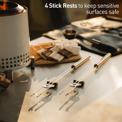 Solo Stove Mesa Accessory Pack XL | Incl. 4 Stainless Steel Mini Sticks + Stick rests, Pellet Scoop, Mesa XL Lid, Carry Case, Accessories for Outdoor Fire pit Mesa XL, 8.8 x 16 in, 2.5 lbs