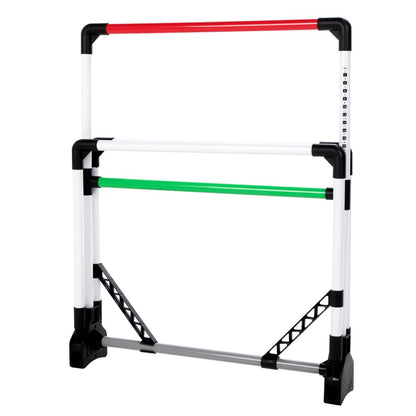  Foldable Ladder Toss Game, Red, Green and Black