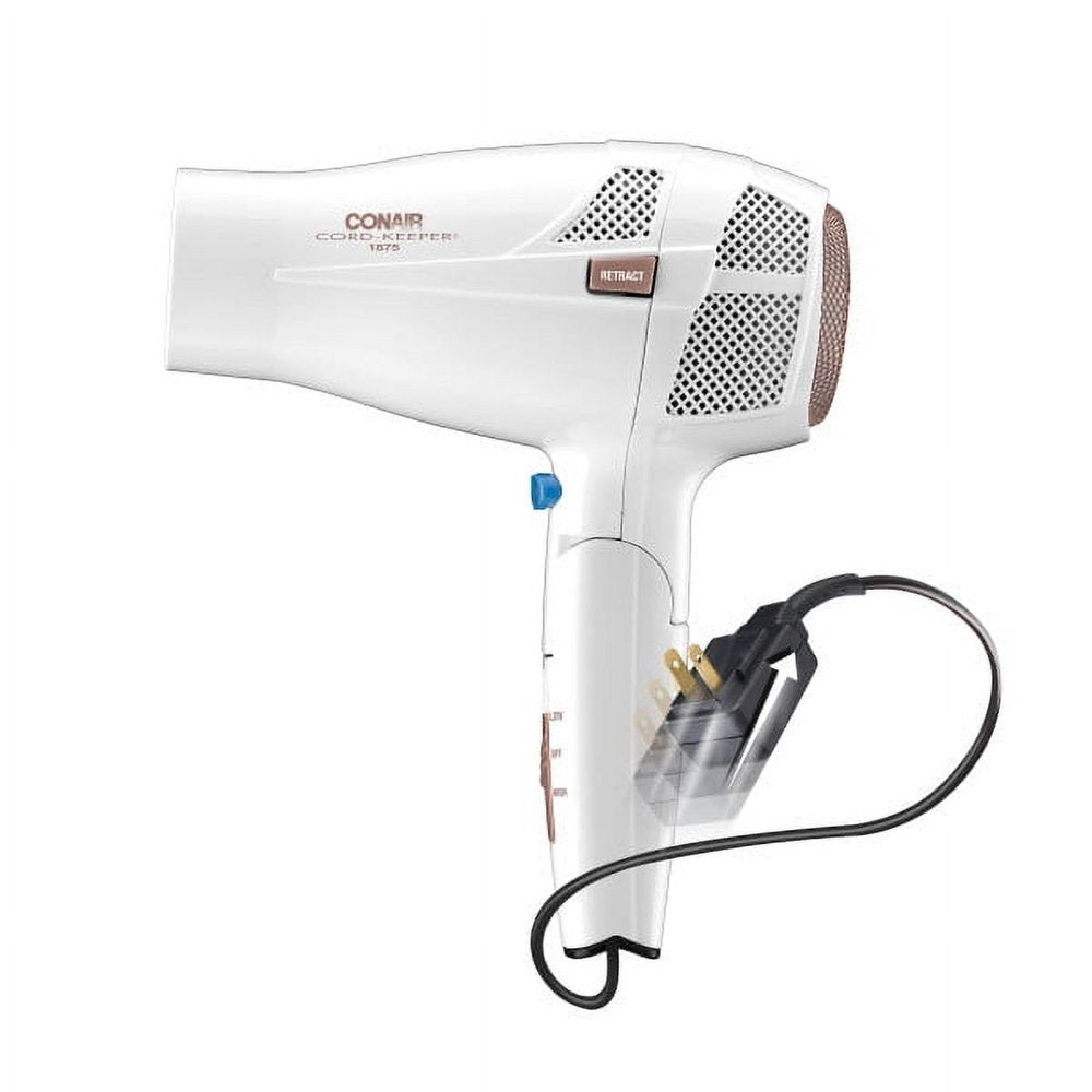 Conair Frizz-Reducing Conair Double Ceramic Travel Hair Dryer, Travel Light And Help Fight Frizz 289DCM