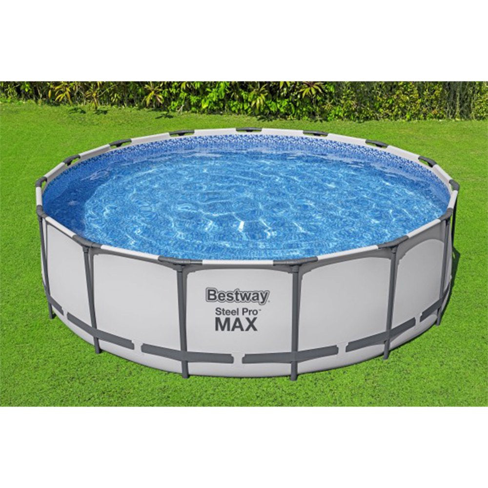 Bestway Steel Pro MAX 15' x 48" Round Above Ground Swimming Pool Set