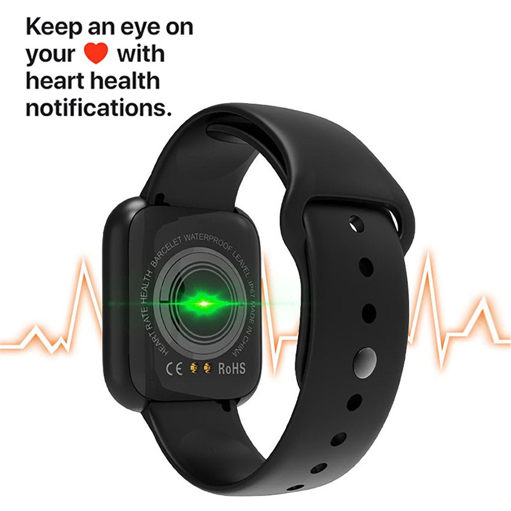  Waterproof Smart Watch Pressure Heart Rate Monitor Fitness Tracker with Temperature for Android iPhone Sport Wear For Men Women Steel Band