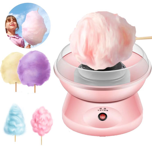 Cotton Candy Machine, Gift Choice for Kids, Homemade Cotton Candy Maker for Birthday Family Party Christmas Gift, Mini Candy Floss