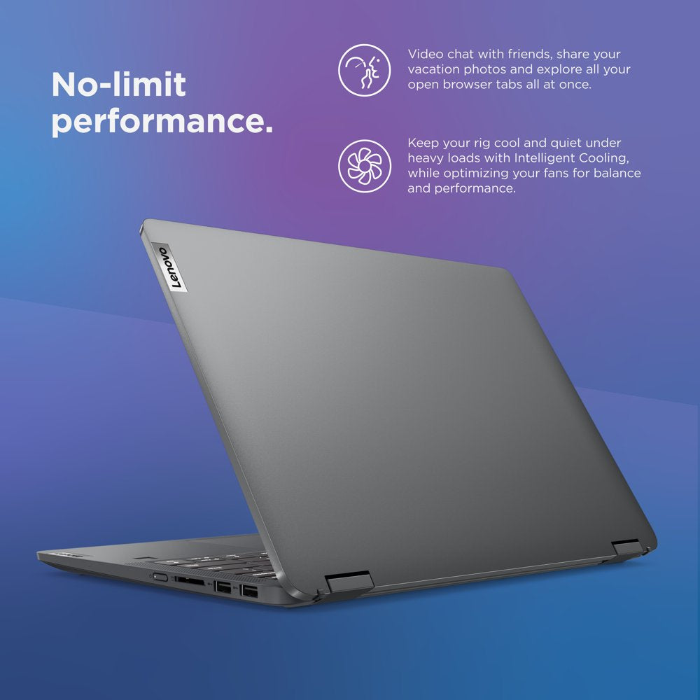 Lenovo Flex 5i 14.0", FHD Touch, Core i3-1115G4, 4GB, 128GB, Graphite Grey, Windows 11 S, 82HS00R9US