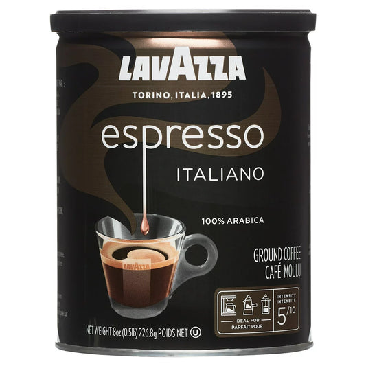 Lavazza Espresso Italiano Ground Coffee, 8 oz Can