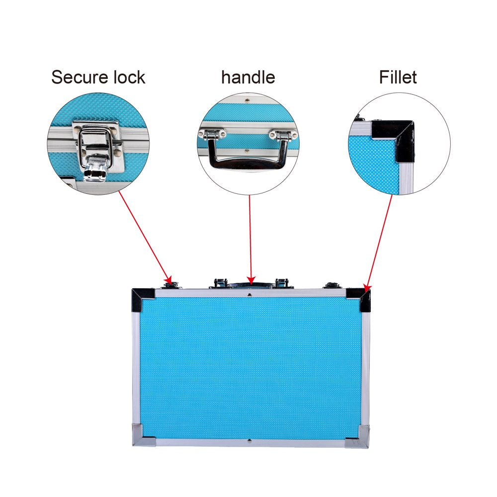 145-Piece 2 Layers, Child Art Supplies for Drawing, Painting, Portable Aluminum Case Art Kit for Kids, Teens, Adults Great Gift for Beginner and Serious Artists