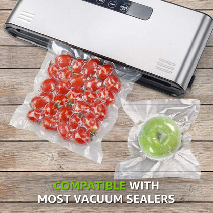 2 Rolls 8" x 12' Vacuum Sealer Bags for Food Saver, Vacuum Seal Bags Rolls Food Storage Bags