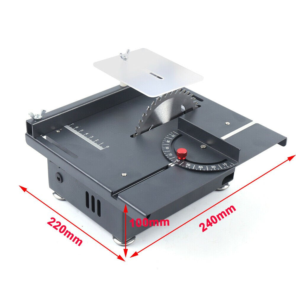  Electric Mini Table Saw Woodworking Bench Saw Cutting DIY Machine 100W 40mm