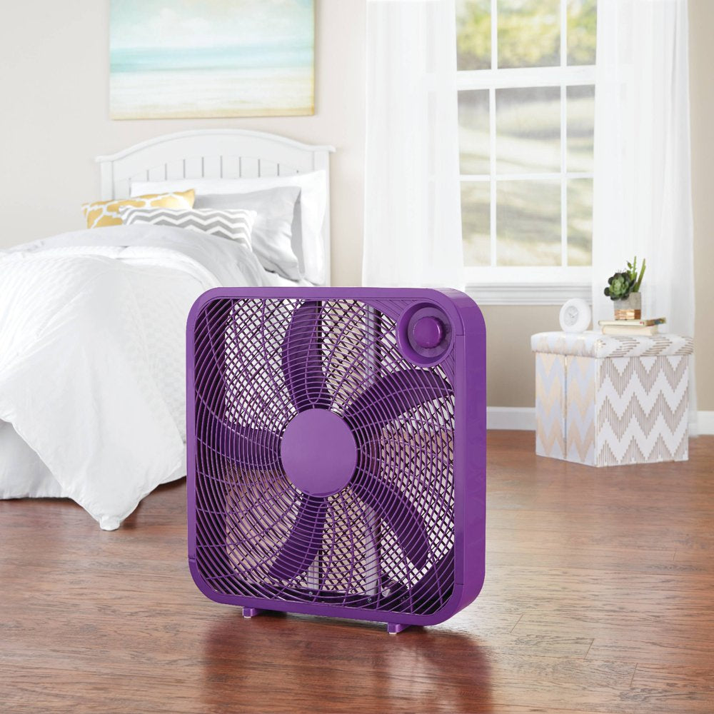 Mainstays 20" 3-Speed Box Fan, FB50-16HP