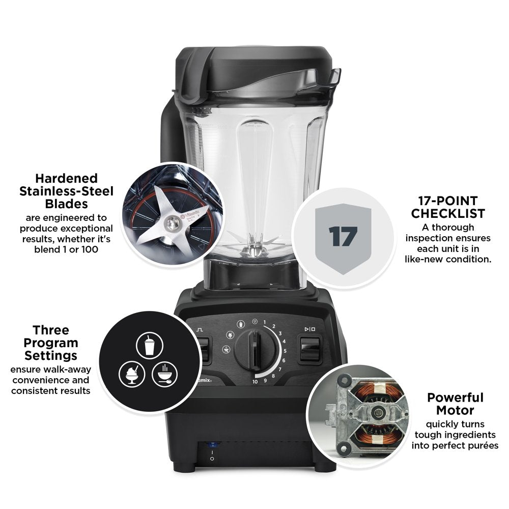 Restored Premium Vitamix Explorian Blender with Programs (Refurbished)