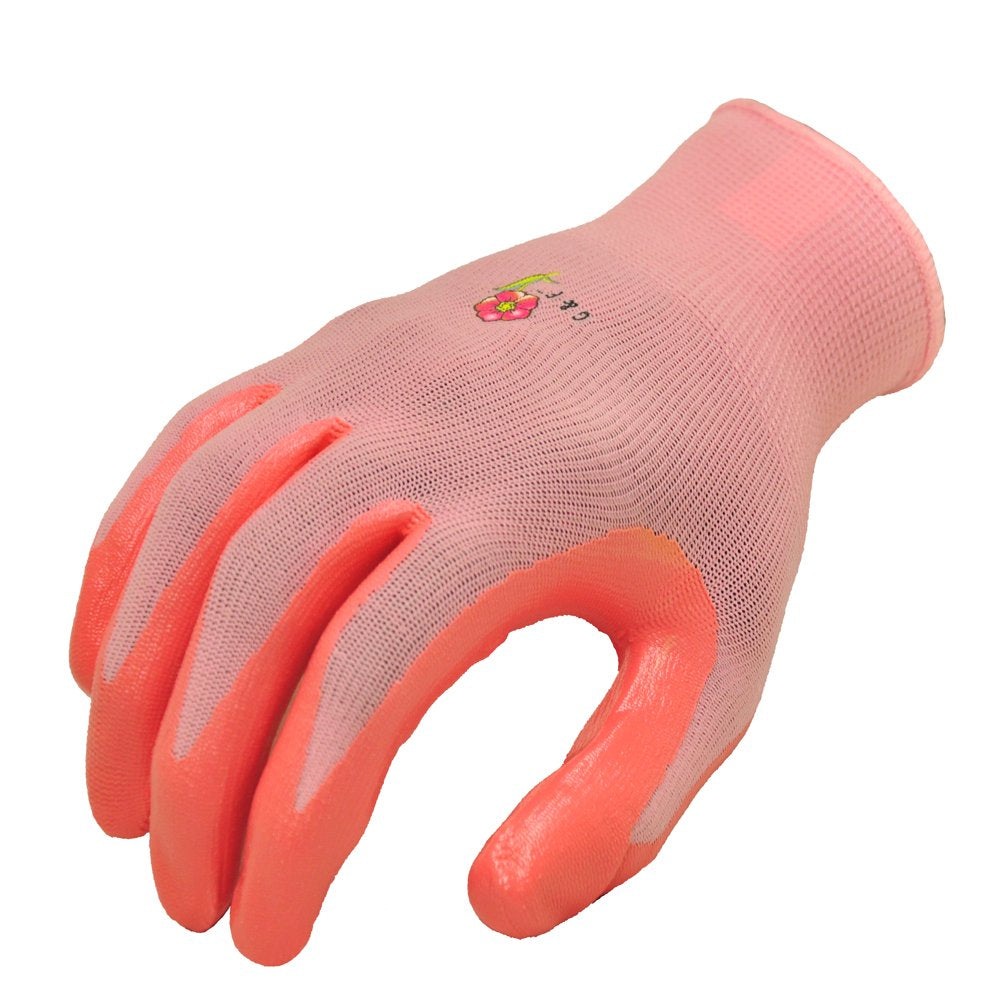  Women's Garden Gloves, Assorted Colors, Women's Medium, 6 Pairs