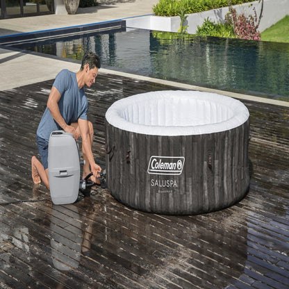 Coleman 71" x 26" Bahamas AirJet Spa Outdoor 177 gal. Inflatable Hot Tub, Max Temperature of 104˚F