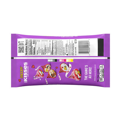 Hershey's Kisses Milk Chocolate Snoopy™ and Friends Valentine's Day Candy, Bag 9.5 oz