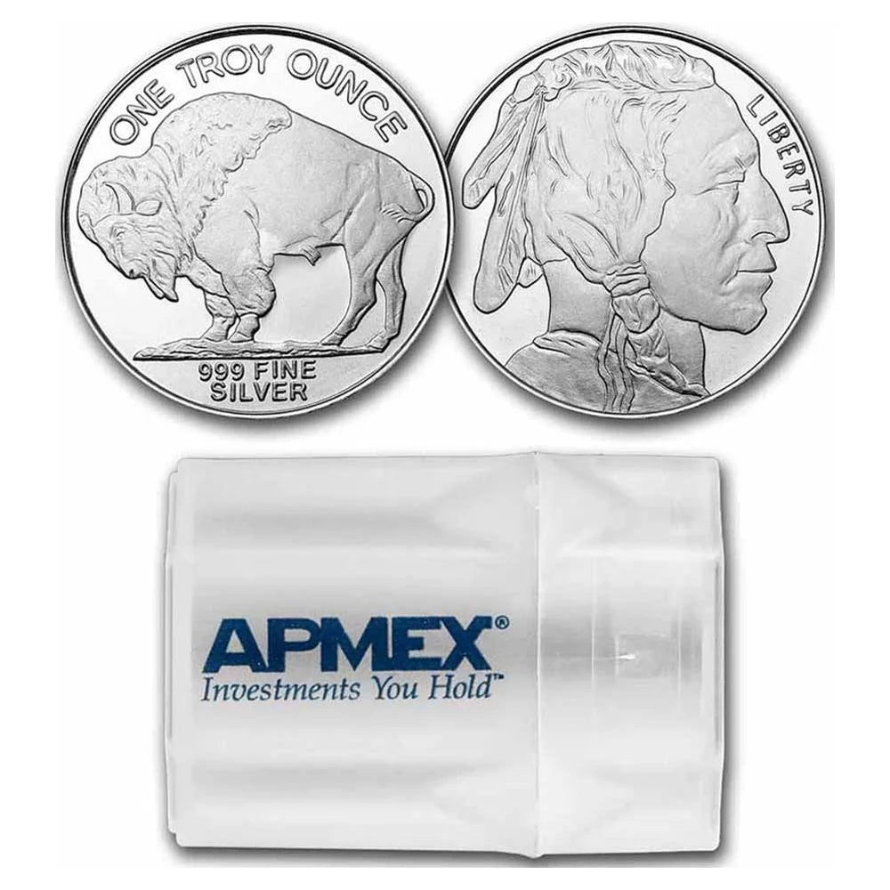 1 oz Silver Round - Buffalo (Lot, Roll, Tube of 20) - Walmart