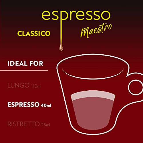 Lavazza Espresso Classico Medium Roast 100% Arabica Aluminum Capsules Compatible with Nespresso Original Machines (Pack of 60) ,Value Pack, Sweet and balanced, dark crema, Intensity 9 of 13