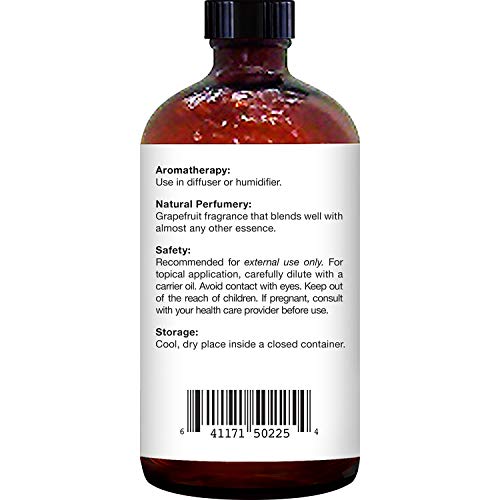 MAJESTIC PURE Grapefruit Essential Oil, Therapeutic Grade, Pure and Natural Premium Quality Oil, 4 fl oz