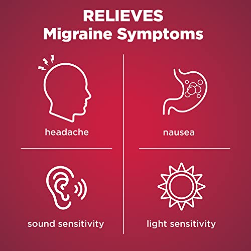 Amazon Basic Care Migraine Relief Geltabs, Acetaminophen, Aspirin (NSAID) and Caffeine, 80 Count