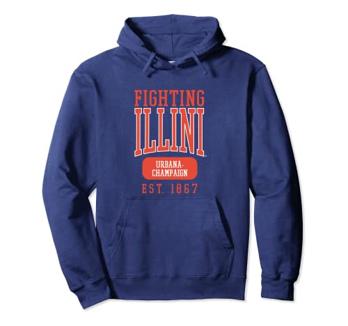 University of Illinois Fighting Illini Founded Date Pullover Hoodie