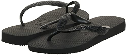 Havaianas Top Flip Flops for Women - Summer Style Sandals - Black, 7-8