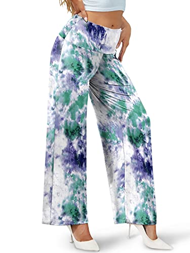 Arolina Women's Stretchy Wide Leg Palazzo Lounge Pants Casual Comfy High Waist Palazzo Pants