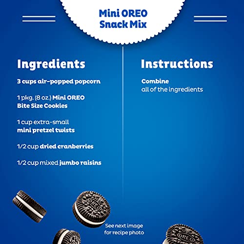 OREO Mini Chocolate Sandwich Cookies, 48 Snack Packs (4 Boxes)