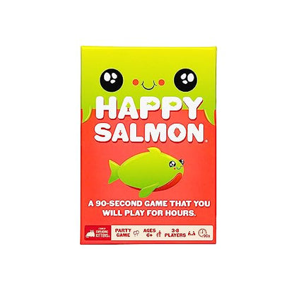 Exploding Kittens Happy Salmon Family-Friendly Party - Card Games for Adults, Teens & Kids