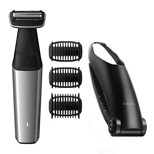 Philips Norelco Bodygroom Series 5000 Showerproof Body & Manscaping Trimmer for Men with Back Attachment, BG5025/40