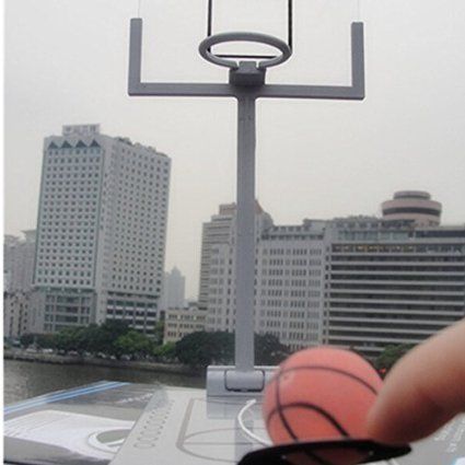 HLJgift Creative Funny Desktop Miniature Basketball Game Toy - Christmas Day Gift Fun Sports Novelty Toy or Gag Gift Idea