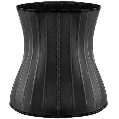 ECOWALSON Waist Trainer for Women Corset Cincher Body Shaper Girdle Trimmer with Steel Bones Extender