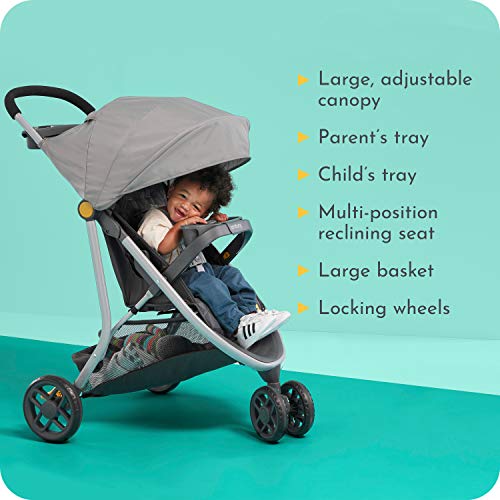 Century Stroll On 3-Wheel Lightweight Stroller, Metro