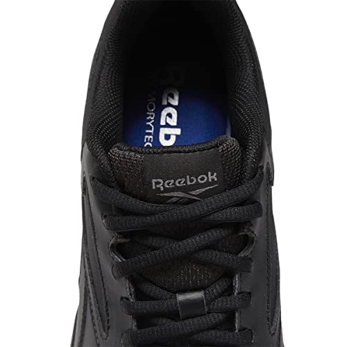 Reebok Men's Walk Ultra 7 DMX Max Shoe, Black/Cold Grey/Collegiate Royal, 10.5 M US