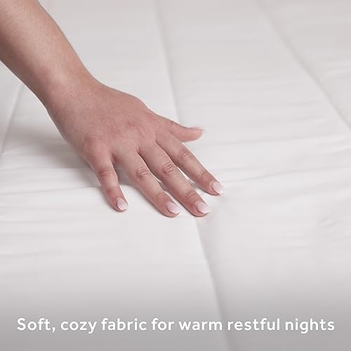 Sunbeam Polyester Wi-Fi Connected Mattress Pad, Electric Blanket, 10 Heat Settings, Queen Size