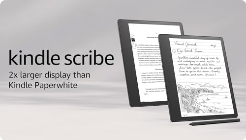 Amazon Kindle Scribe (32 GB) the first Kindle and digital notebook, all in one, with a 10.2” 300 ppi Paperwhite display, includes Premium Pen – Oprah’s Favorite Things 2023