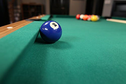 Mizerak Dynasty Space Saver 6.5' Billiard Table with Leg Levelers, Automatic Ball Return, and Classic Green Nylon Cloth