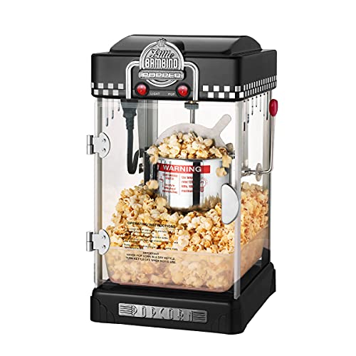 Great Northern Popcorn Little Bambino Popcorn Machines, 2.5 Ounce, Black