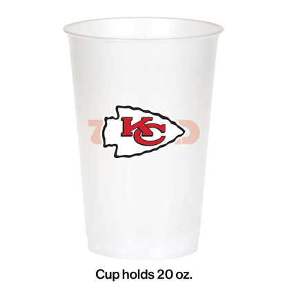 Kansas City Chiefs Game Day Party Supplies Kit, Serves 8