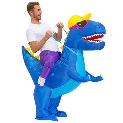 Decalare Inflatable Costume For Adults, Inflatable Dinosaur Costume, Halloween Costumes For Men/Women,Funny Blow up Costumes