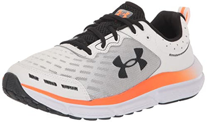 Under Armour Men's Charged Assert 10 Running Shoe, (101) White/White/Black, 10.5