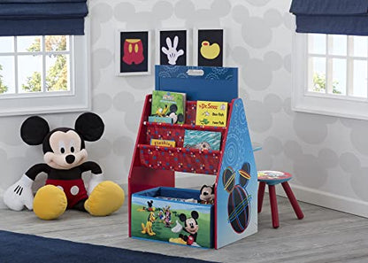 Delta Children Kids Easel and Play Station – Ideal for Arts & Crafts, Drawing, Homeschooling and More - Greenguard Gold Certified, Disney Mickey Mouse