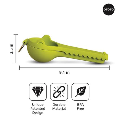 NEW!! Crocodile Lemon Squeezer by OTOTO - Lemon Lime Squeezer, Lemon Press, Citrus Press - Lemon Juicer Squeezer Juice Squeezer Lemon and Lime Squeezer Hand Juicer Citrus Squeezer Cool Kitchen Gadgets