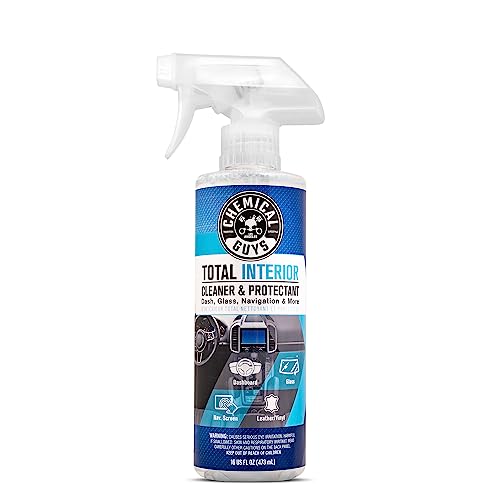 Chemical Guys SPI22016 Total Interior Cleaner and Protectant, Safe for Cars, Trucks, SUVs, Jeeps, Motorcycles, RVs & More, 16 fl oz