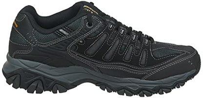 Skechers mens Afterburn M. Fit fashion sneakers, Black, 10 X-Wide US