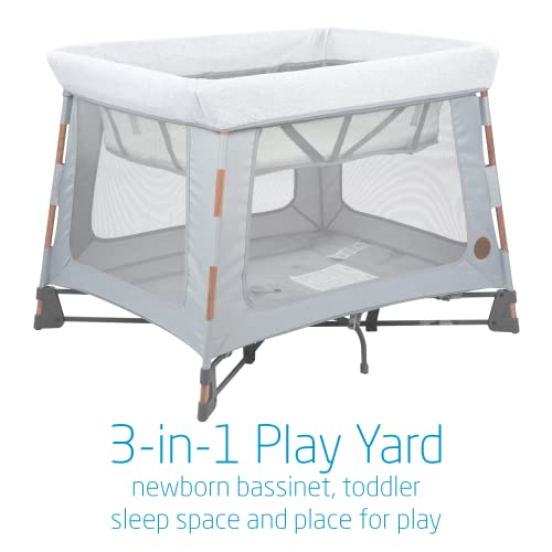 Maxi-Cosi Swift Play Yard, Extra-Comfy, Thick Mattress, Essential Grey