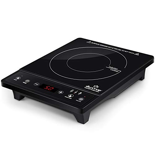 Duxtop Portable Induction Cooktop, Countertop Burner, Induction Burner with Timer and Sensor Touch, 1800W 8500ST E210C2