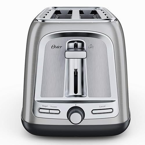 Oster 2-Slice Toaster with Advanced Toast Technology, Stainless Steel