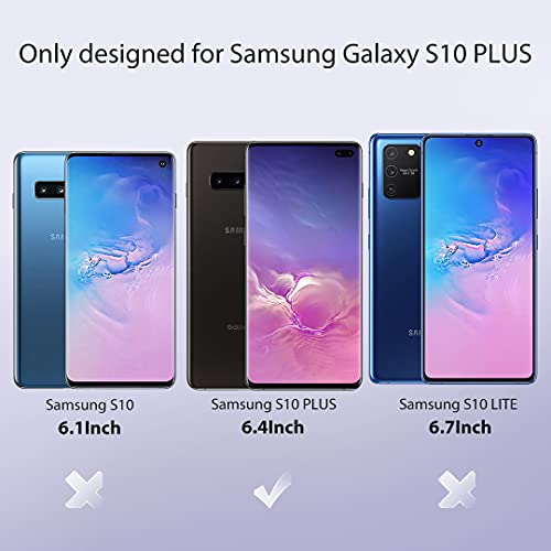 [2+3 Pack] LϟK Designed for Samsung Galaxy S10 Plus 6.4 inch, 2 Pcs Flexible TPU Screen Protector + 3 Pcs Camera Lens Protector [Ultrasonic Fingerprint Support] Locate Tool Precise Alignment, Only for Galaxy S10 Plus