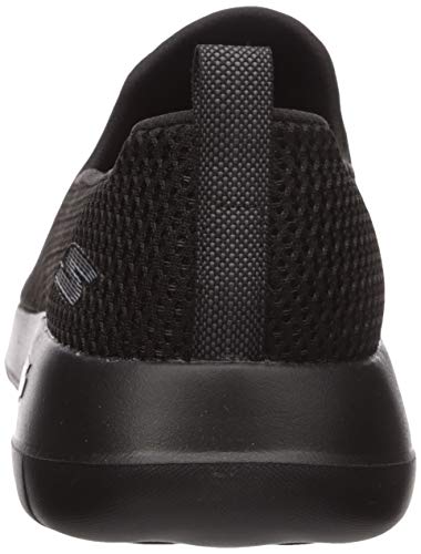 Skechers mens Go Max-athletic Air Mesh Slip on Walking Shoe, Black, 10.5 US, 54600-BBK