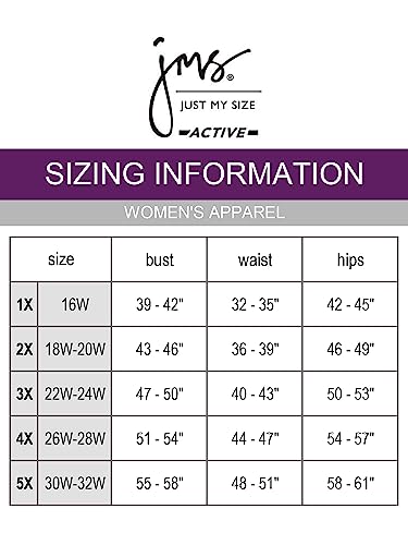 Just My Size Women's Plus-SizeStretch Jersey Capri Length Leggings