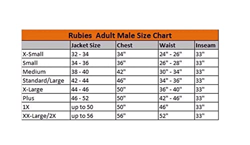 Rubie's mens The Flintstones, Fred Flintstone Costume, Multi-colored, Standard US