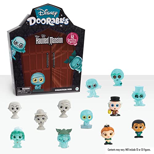 Disney Doorables The Haunted Mansion Collection Peek, Includes 12 Exclusive Mini Figures, Styles May Vary, Officially Licensed Kids Toys for Ages 5 Up, Amazon Exclusive