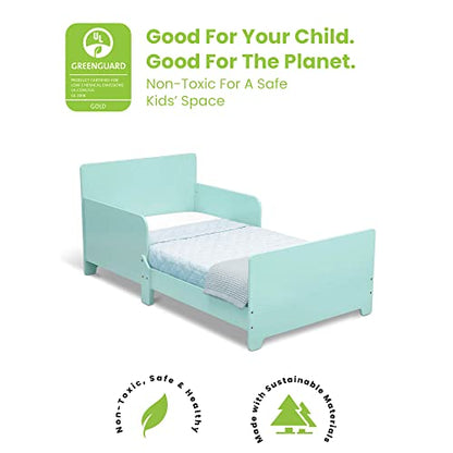 Delta Children MySize Wood Toddler Bed - Greenguard Gold Certified, Mint